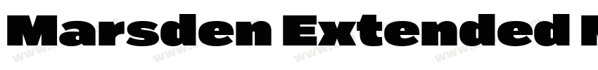 Marsden Extended Med字体转换